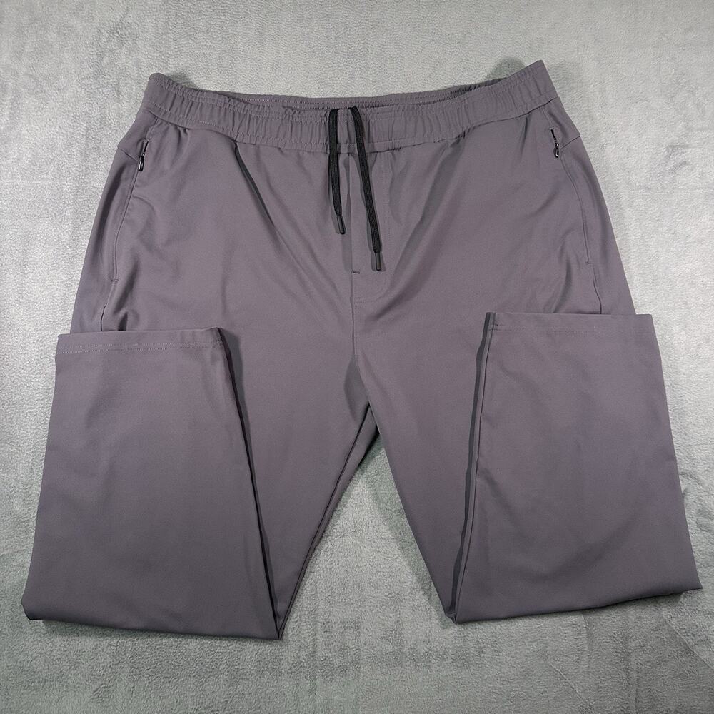Public Rec Golf Pants Mens 42x28 Gray Stretch Commuter Athletic Tapered
